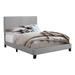 Ebern Designs Olevi Upholstered Platform Bed Upholstered in Gray | 50.2 H x 81.1 W x 58.1 D in | Wayfair B7E4EBB2C96D43BCA1FA41B4E80A4748