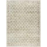 Gray/White 86.61 x 62.99 x 0.04 in Area Rug - Our PNW Home x Surya Rainier Cream Traditional Area Rug | 86.61 H x 62.99 W x 0.04 D in | Wayfair