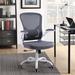 Inbox Zero Lauha Home Office Mesh Task Chair Desk Chair w/ Flip-Up Armrest Upholstered/Mesh in Gray | 44.5 H x 25.6 W x 24.2 D in | Wayfair