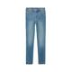 TOM TAILOR DENIM Damen 3 Sizes in 1 - Nela Extra Skinny Jeans, blau, Uni, Gr. S/30