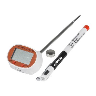 Winco TMT-DG2 Digital Pocket Thermometer w/ LCD Display & 4 3/4