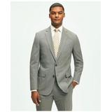 Brooks Brothers Men's Explorer Collection Classic Fit Wool Pinstripe Suit Jacket | Grey | Size 44 Long
