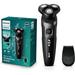 PHILIPS Norelco Electric Shavers for Men Rechargeable AquaTouch Mens Electric Shaver Wet and Dry with Comfort Cut Blades and Click-on Precision Trimmer Cordless Electric Razors with 5D Flex Head