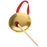 Toy Musical Instruments Hand Held Gong Gong with Hammer Percussion Instrument Week Cymbal Gong Musical Instrument Metal Child
