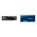 Samsung 990 PRO NVMe M.2 SSD & USB-Stick, USB-C, 128 GB, 400 MB/s Lesen, 60 MB/s Schreiben, USB 3.1 Flash Drive für Notebooks, Tablets und Smartphones, Blue, MUF-128DA/APC