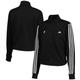 Manchester United adidas AeroreadyTrain Essentials 3-Stripes Track Top - Black Womens