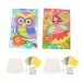 2 Sets Kids Puzzles Toys Sticker Mosaics for Girls Mosaic Sticker Art Kits for Kids DIY Mosaic Stickers Picture Child