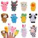 10 Pcs Stuffed Toy Finger Puppets for Baby Finger Puppets for Kids Finger Family Puppets Animal Puppets Parent-child