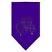 Hot Air Balloons Rhinestone Bandana Purple Small