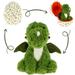 GHOJET Dinosaur Stuffed Animal Toy New Dinosaur Egg Plush Toy Hatch Dinosaur Stuffed Animals Toy Soft Small Dino Plush Toys Cute Plush Dinosaur and Egg Pillow Creative Plush Doll
