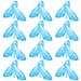 60 Pairs Mini Clear Heels Tiny Crystal Shoes Clear Pumps for Women Heels Mini Doll Shoes Child