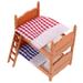 Mini Furniture Children s Bunk Beds Models Childrens Toys House Doll Room Childrenâ€™s