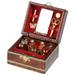 1pc Mini Jewelry Case Women Cosmetic Box Model Mini House Toy DIY Accessories