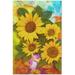 GZHJMY Sunflower Abstract Art 1000 Piece Jigsaw Puzzle Wall Artwork Puzzle Games for Adults Teens 29.5 L X 19.7 W DIY Games Gifts