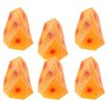 6 Pcs Simulated Baked Potatoes Lifelike Vegetable Models Decorative Props Shape Adornments Toy Barbecue Kid