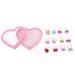 1 Set of Kids Rings Decorative Little Girls Jewelry Rings Girl Pretend Play Finger Rings Props