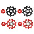 4 Pcs Rear Derailleur Hanger Rear Derailleur Pulley Bike Derailleur Pulley Pulley Wheel