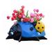 Gardening Pots Planters & Accessories Garden Pots Metal Ladybug Flower Pot Whimsical Ceramic Ladybug Planter Pot Garden Yard Lawn Decoration Garden Decor 1PC