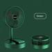 Htovila Desk fan Built-in Battery 2000mAh Fan Wireless Portable Adjustable 3 Speeds Outdoor Adjustable Fan Telescopic Fan Battery 2000mAh Adjustable 3 Speeds Outdoor 2000mAh Adjustable 3 Rookin HUIOP