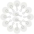 50 Sets Ceiling Hook Heavy Duty Clothes Hanger Decoration Hooks Heavy Duty Hangers for Clothes Clear Sticky Hooks