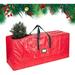 Sac de rangement pour sapin de NoÃ«l - TrÃ¨s rÃ©sistant - Extra large - ImpermÃ©able - Avec poignÃ©es - Rouge - Pour sapin de NoÃ«l artificiel - Pour ranger des dÃ©corations de NoÃ«l