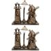 2 Pack Street Lamp Ornament Decor Light Girl Kid Presents Bed Room Retro Desk Desktop Night Baby Student