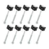 10pcs Trampoline Fixing Screws Trampoline Replacement Screw Trampoline Screws Strengthen Trampoline Stability Screws for Large Trampolines and Small Trampolines