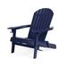 Christopher Knight Home Bellwood Acacia Wood Folding Adirondack Chair by Navy Blue