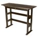 highwood Lehigh Eco-friendly Balcony Table - Bar-height Weathered Acorn