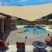 X 1 X 17.1 Sun Shade Sail Right Triangle Outdoor Canopy Cover UV Block For Backyard Porch Pergola Deck Garden Patio (Sand)