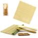 Sushi Mat Kit 3 Sets Of 1X Green 1X Natural Bamboo Rolling Mat 1X Rice Paddle 1X Spreader 1 Compartment Sauce Dish