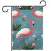 OWNTA Firebirds in Tropical Rain Forests Pattern Garden Banners: Outdoor Flags for All Seasons Waterproof and Fade-Resistant