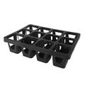 3 Pcs Plastic Containers Compartment Flowerpot Tray Seedling Pots Breathable Planter Support