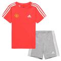 Ensemble de sport adidas Essentials Manchester United - Rouge vif/Blanc/Gris moyen chiné - Bébé - unisexe Taille: 0-3 Months