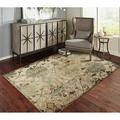 Copper Grove Pyhajarvi Floral Area Rug Blue 8 x11 Pet Friendly Stain Resistant 8 x 10 Sets Outdoor Indoor Living Room Bedroom Dining Room