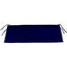 KUF Classic Polyester Outdoor Swing/Bench Cushion 48 x 19 x 3 - Midnight Navy