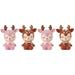 4 Pcs Desktop Decor Sika Deer Ornament Living Toom Decore Room Decorations Home Child