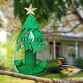 Fankiway Hummingbird Feeder Wind Chime Bird Feeder Christmas Tree Bird Feeders For Outdoor Metal Bird Feeder Hanging Outdoors Bird Feeders Bird Feeder As A Great Gift For Bird Lovers Garden