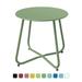 Grand Patio 18in Steel Patio Side Table Weather Resistant Outdoor Round End Table Sage Green