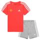 "Ensemble de sport adidas Essentials Manchester United - Rouge vif/Blanc/Gris moyen chiné - Bébé"