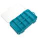 Double Sided Component Box Plastic Storage Container Organizer Small Parts Compartment