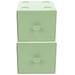 2 Pcs Storage Box Plastic Drawers Home Supply Stackable Drawers Organizer Plastic to Go Containers Jewelry Case Office