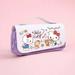 Hello Kitty Girls Cute Purses Large Capacity Pencil Case Kawaii Storage Bag 21cm*7cm*10cm Hello Kitty Bag PU Clamshell Girl Gift