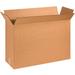 25817 Corrugated Cardboard Box 25 1/8 L X 8 3/8 W X 17 1/2 H For Shipping Packing And Moving (Pack Of 15)