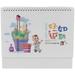 2024 Calendar Office Supply Desk Monthly Ornament Decor Paper Household Tabletop Standing