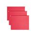 Smead Colored Hanging File Folder with Tab 1/5-Cut Adjustable Tab Letter Size Red 25 per Box (64067)