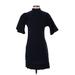 Scotch & Soda Casual Dress - Mini: Blue Jacquard Dresses - Women's Size X-Small