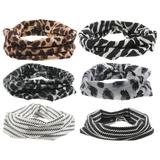 6 Pcs Tiara Spa Headband Turbans for Women Elastic Headband Yoga Headbands for Women African Headbands for Women Women s