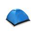 Fresh Fab Finds 4 Persons Camping Waterproof & Pop Up Instant Setup Tent with 2 Mosquito Net Doors Carrying Bag Folding 4 Seasons for Hiking Climbing Adventure Blue - Unisex