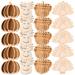 20 Pcs Ornament Decorations for Halloween Halloween+decorations Multipurpose Wooden Chips Thanksgiving Wood Crafts Wood Decor DIY Wooden Boards DIY Wood Chips Elk Rope Wood Child